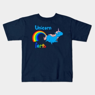 Rainbows: Unicorn Farts - Mythical Magical Horse Horn Kids T-Shirt